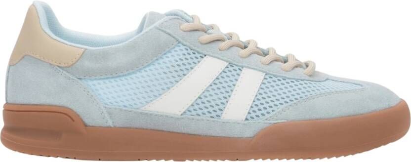 Estro Blauwe Velours Sneakers voor Dames met Ademende Mesh ES8 Er00116893