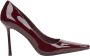 Estro Bourgondische Hoge Hakken Pumps voor Dames gemaakt van Lakleer Red Dames - Thumbnail 1