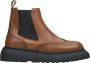 Estro Bruine leren Chelsea boots - Thumbnail 1