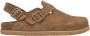 Estro Bruine Velours Muiltjes Sandalen - Thumbnail 1