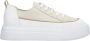 Estro Dames Beige & Witte Lage Top Leren Sneakers Er00113363 Multicolor Dames - Thumbnail 1