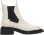 Estro Dames Beige & Zwart Leren Chelsea Laarzen Er00114136 Multicolor Dames - Thumbnail 1