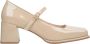 Estro Dames Beige Mary Jane Pumps gemaakt van Echt Lakleer Er00114678 Beige Dames - Thumbnail 1