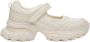 Estro Dames Beige Sandaal-Stijl Sneakers gemaakt van Leer & Ademende Textiel ES8 Er00117134 - Thumbnail 1