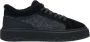 Estro Dames Bont Gevoerde Zwarte Winter Sneakers gemaakt van Echt Velours - Thumbnail 1