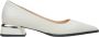 Estro Dames Licht Beige Lage Hakken Pumps gemaakt van Echt Leer Er00115105 Beige Dames - Thumbnail 1