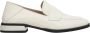 Estro Dames Off-White Leren Loafers met een Lage Hak White Dames - Thumbnail 1
