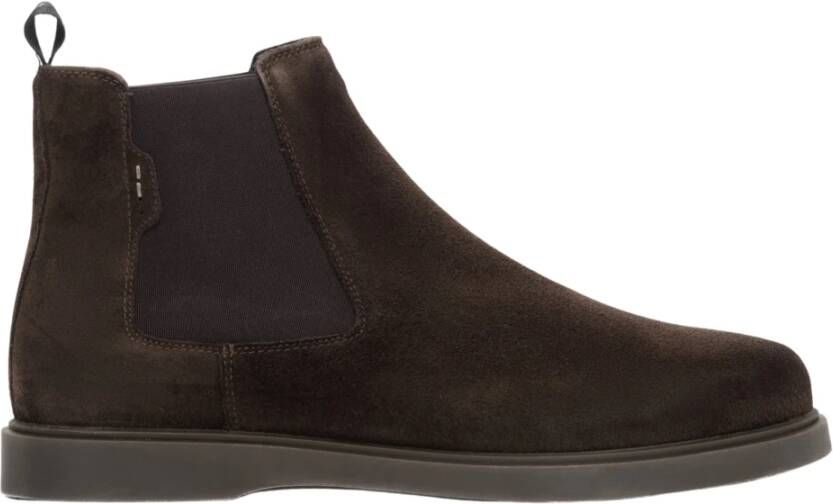 Estro Donkerbruine Chelsea Boots