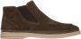 Estro Donkerbruine Chelsea boots om zo aan te schuiven - Thumbnail 1