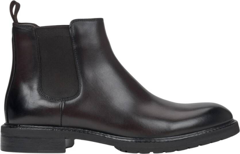 Estro Donkerbruine Klassieke Chelsea Boots