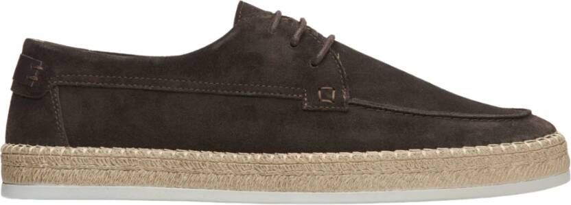 Estro Donkerbruine Mocassins met Veters