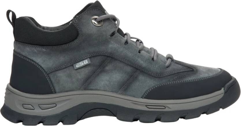 Estro Donkergrijze High-Top Sneakers