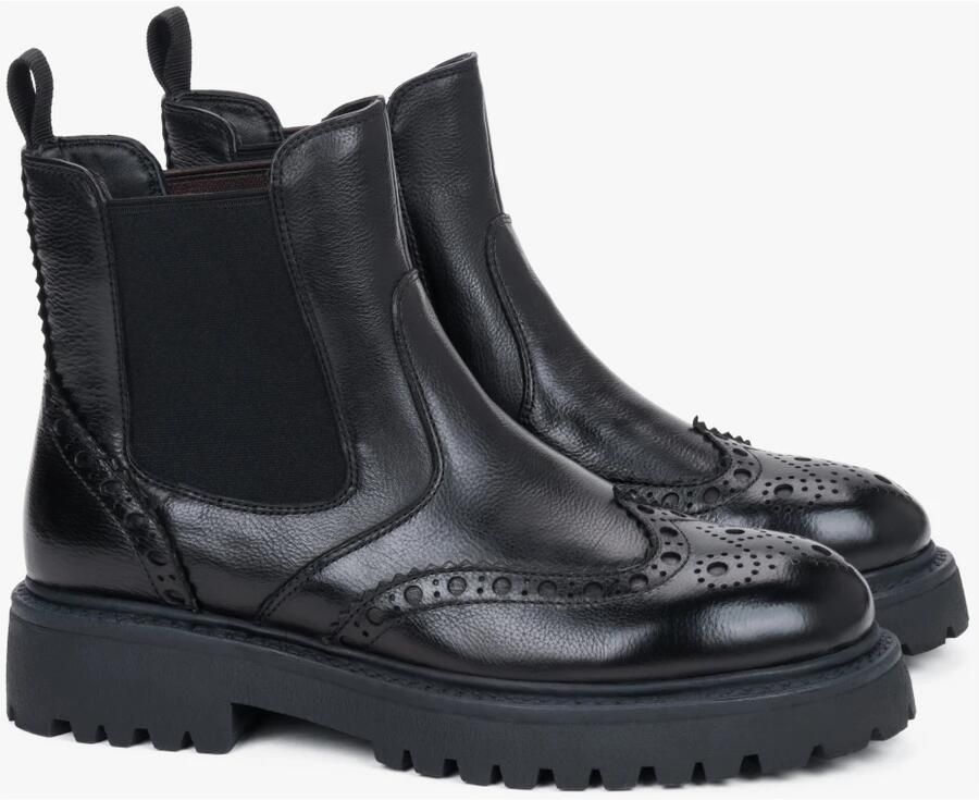 Estro Chelsea boots '60616-00' zwart - Foto 3