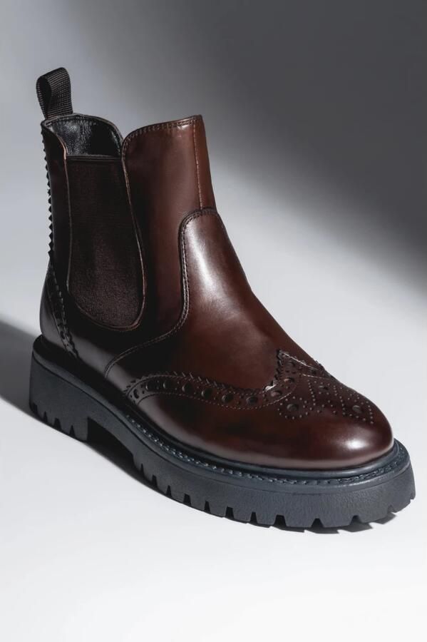 Estro Chelsea boots '60616-00' bruin - Foto 7