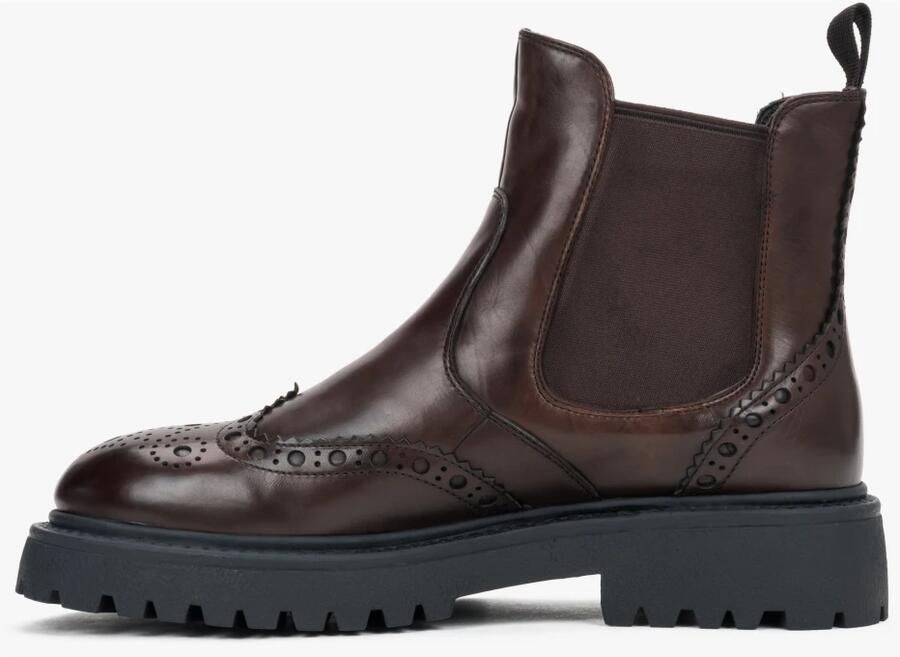 Estro Chelsea boots '60616-00' bruin - Foto 4