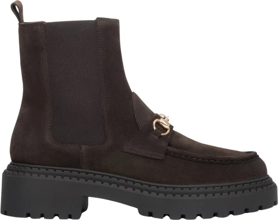 Estro Italiaanse Velours Chelsea Boots