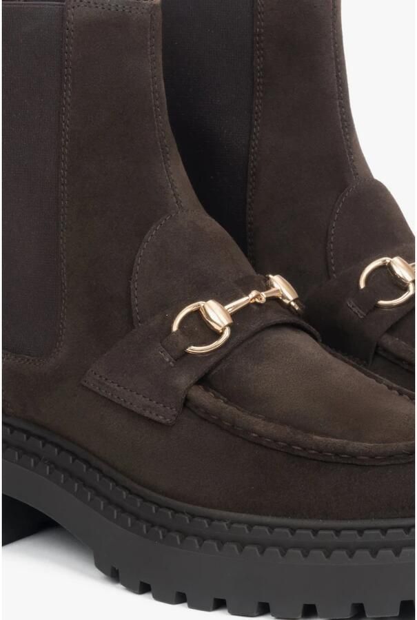 Estro Italiaanse Velours Chelsea Boots - Foto 2