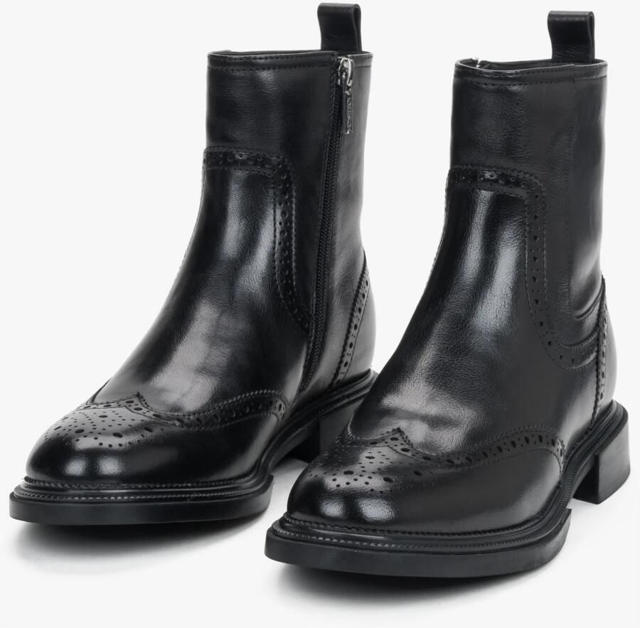 Estro Klassieke Brogue Enkellaarzen - Foto 2