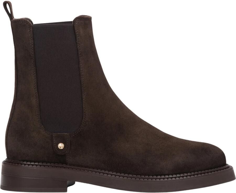 Estro Chelsea boots '09-3870' donkerbruin