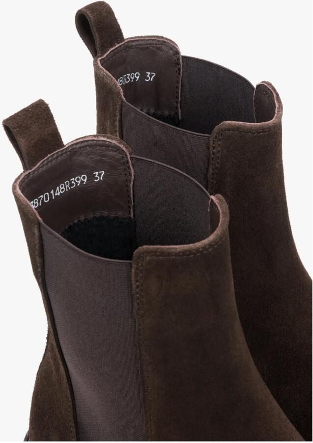 Estro Chelsea boots '09-3870' donkerbruin - Foto 5