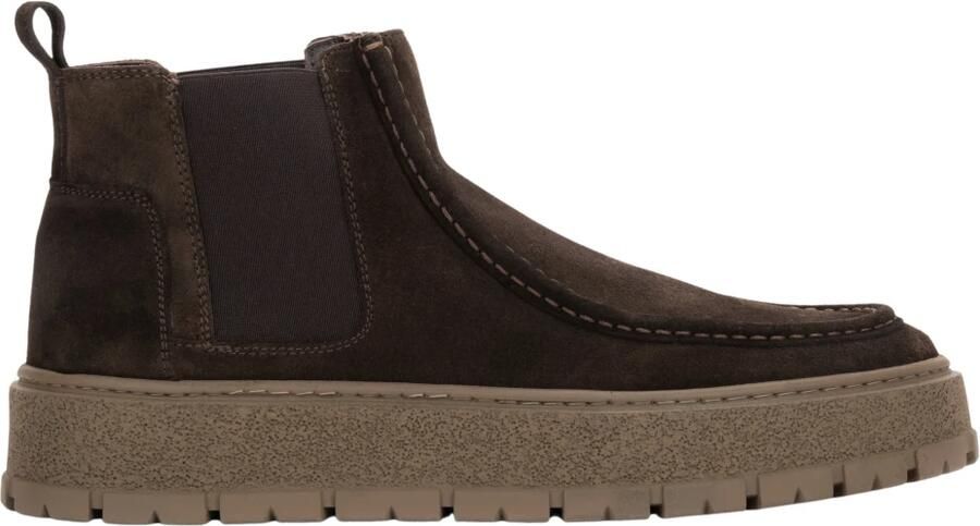 Estro Chelsea boots '09-4813' donkerbruin