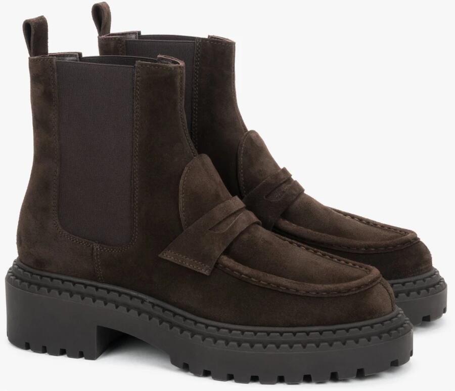 Estro Premium Velour Chelsea Laarzen met Chunky Zool - Foto 3