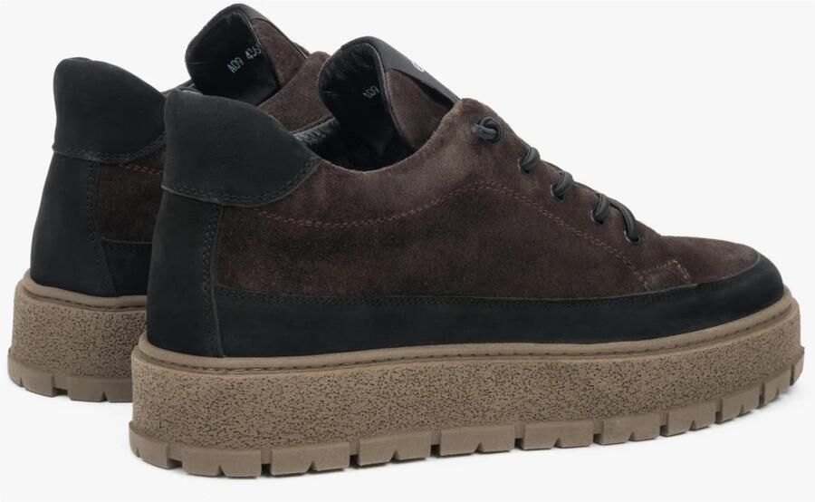 Estro Saddle Brown High-Top Sneakers