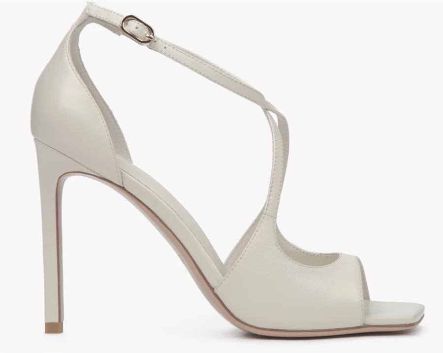 Estro Stiletto Sandalen met Decoratieve Sluiting