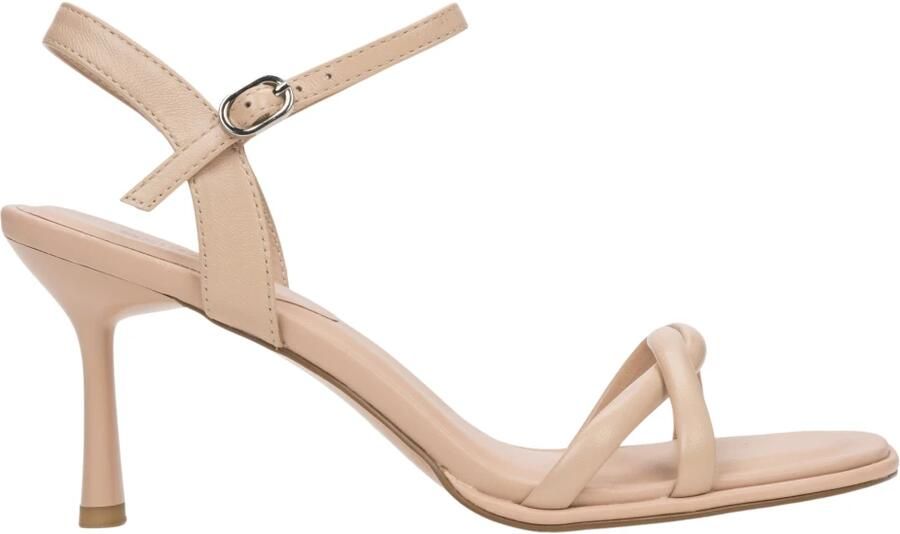 Estro Stiletto Sandalen met Dunne Bandjes