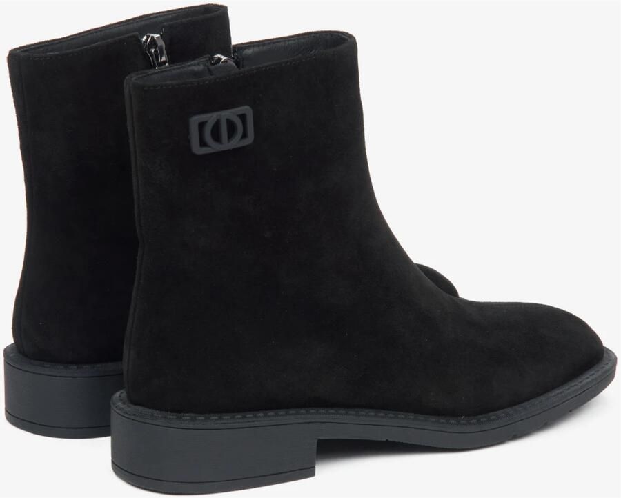 Estro Zwarte Enkellaarsjes