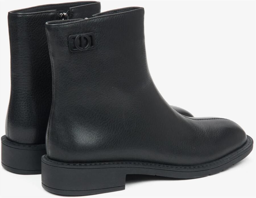 Estro Zwarte Enkellaarsjes