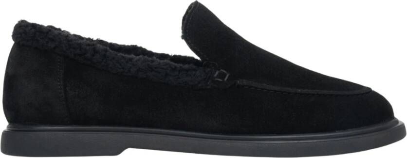 Estro Fur-Lined Velour Loafers - Foto 2