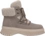 Estro Grijze Velours Enkelboots - Thumbnail 1