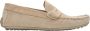 Estro Heren Beige Loafers gemaakt van Echt Velours - Thumbnail 1
