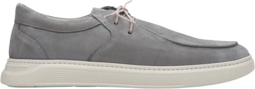 Estro Heren Grijze Loafers gemaakt van Echt Italiaans Velours Er00114393 Gray Heren