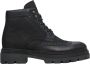 Estro Heren hoge enkellaarsjes voor de winter gemaakt van zwart nubuck Er00114065 Black Heren - Thumbnail 1