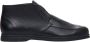 Estro Heren Zwarte Leren Enkellaarzen Er00111827 Black Heren - Thumbnail 1