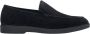 Estro Heren Zwarte Loafers gemaakt van Echt Velours voor Winter Er00114125 Black Heren - Thumbnail 1