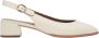 Estro Lichtbeige slingback pumps voor dames met lage hak - Thumbnail 1