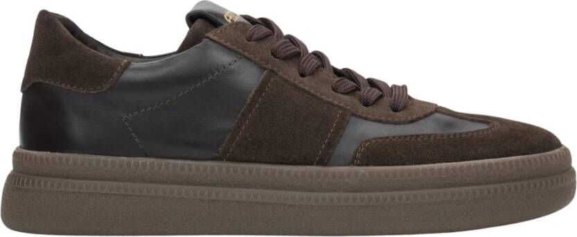 Estro Saddle Brown Low-Top Sneakers