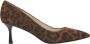 Estro Velours luipaardprint pumps voor dames met puntige neus Er00115969 Multicolor Dames - Thumbnail 1