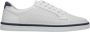 Estro Witte Geperforeerde Heren Leren Sneakers voor de Zomer Er00111305 White Heren - Thumbnail 1