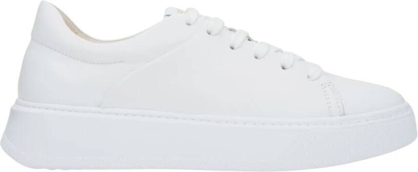 Estro Witte Lage Sneakers voor Vrouwen gemaakt van Premium Italiaans Echt Leer - Foto 2