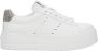 Estro Witte leren lage sneakers voor dames met chunky zool - Thumbnail 1