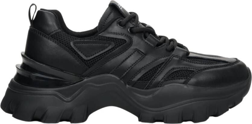 Estro Zwarte Chunky Platform Sneakers Black Dames