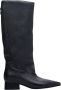 Estro Zwarte Dames Brede Schacht Laarzen gemaakt van Echt Leer Er00113579 Black Dames - Thumbnail 1