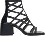 Estro Zwarte elegante gladiatorsandalen voor vrouwen met een opengewerkt ontwerp - Thumbnail 1