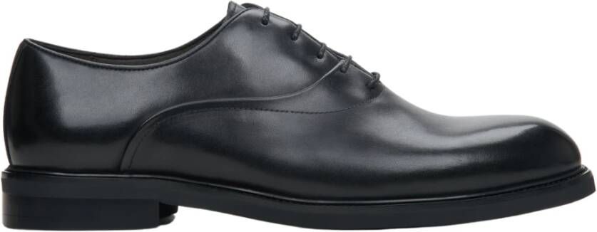 Estro Zwarte Leren Oxford Schoenen - Foto 1