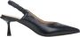 Estro Zwarte Leren Slingback Pumps voor Vrouwen - Thumbnail 1