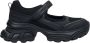 Estro Zwarte Sandal-Stijl Sneakers - Thumbnail 1